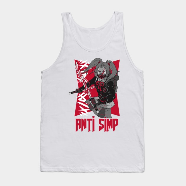 The Anti Simp Ninja Tank Top by the_minimalist